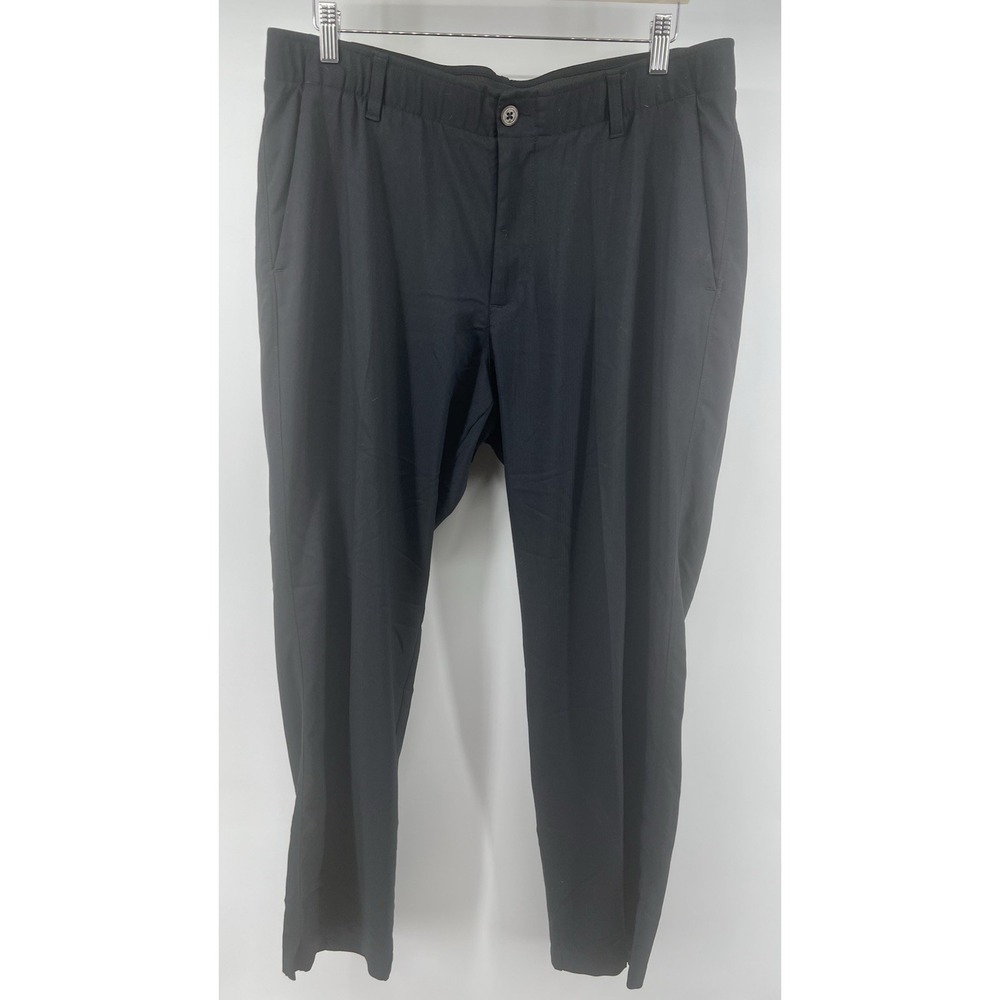 Under Armour The Showdown Pants Golf Black Tagged 38/30 Actual 38/31 Stretch